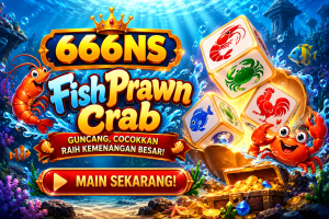 Game 666NS Fish Prawn Crab dengan dadu hewan laut.